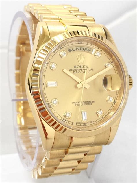 rolex day date 118238 2002 quadrante italiano|rolex president diamond bracelet.